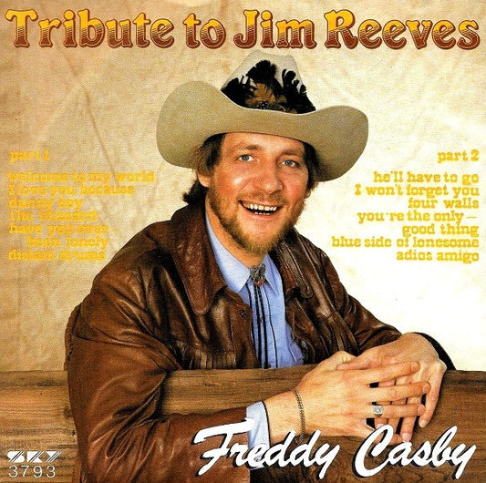 Freddy Casby : Tribute To Jim Reeves (7", Single, Mono)