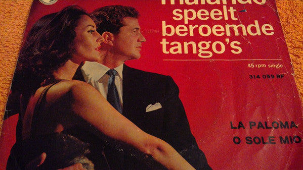 Malando And His Tango Orchestra : La Paloma (7", Single, Mono)