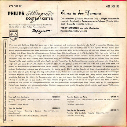 Orchester Teddy Stauffer : Tanz In Der Femina (7", EP)