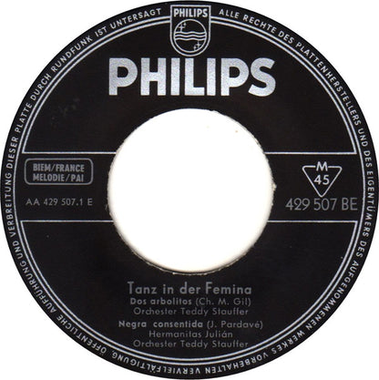 Orchester Teddy Stauffer : Tanz In Der Femina (7", EP)