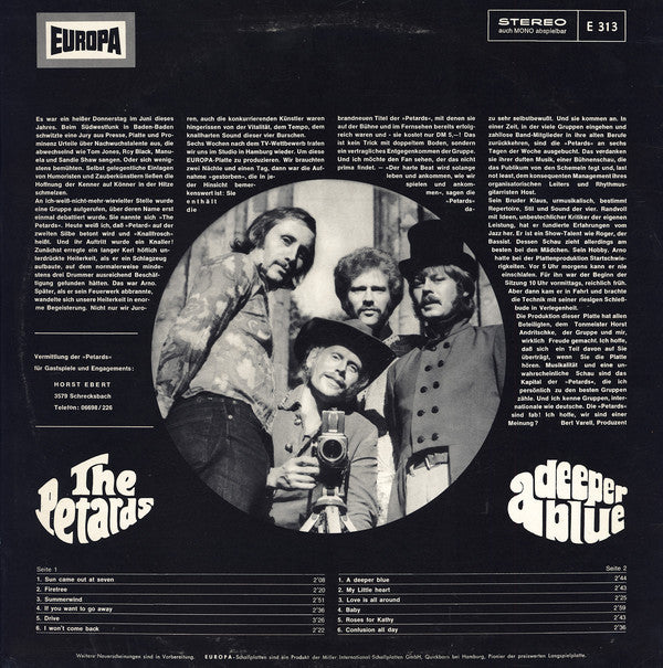 The Petards : A Deeper Blue (LP, Album, RE)