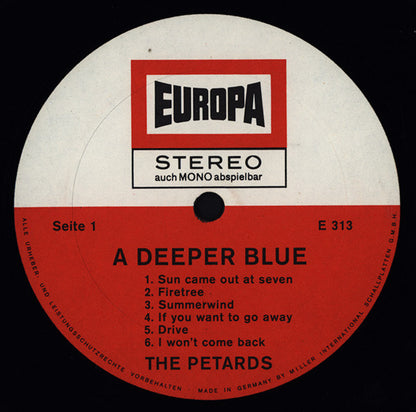 The Petards : A Deeper Blue (LP, Album, RE)
