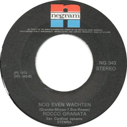Rocco Granata : Lieve Heer Heb Medelij / Nog Even Wachten (7", Single)