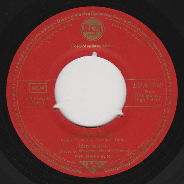 The Three Suns : The Three Suns (7", EP, Comp)