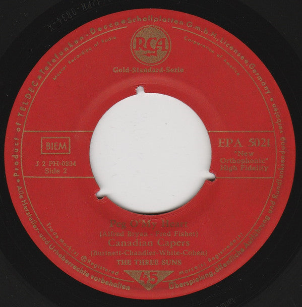 The Three Suns : The Three Suns (7", EP, Comp)