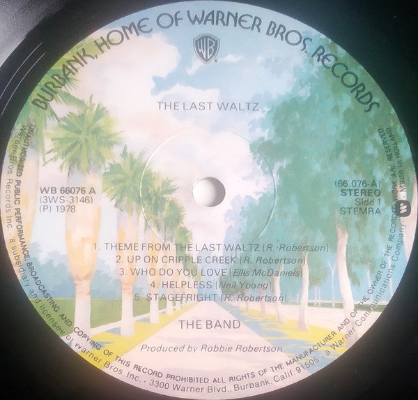 The Band : The Last Waltz (3xLP, Album)