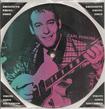 Carl Perkins : Blue Suede Shoes (7", S/Sided, Single, Pic, mul)