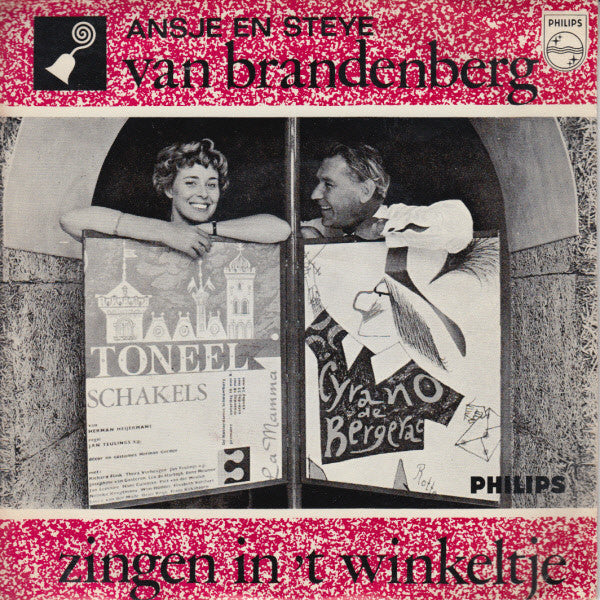 Ansje van Brandenberg En Steye van Brandenberg : Zingen In 't Winkeltje (7", EP, Mono)
