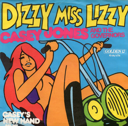Casey Jones & The Governors : Dizzy Miss Lizzy (7", Single)