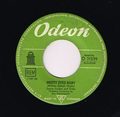 Laurie London And  Gitte Hænning / Laurie London And  Four Jacks : Boom-Ladda-Boom-Boom / Pretty Eyed Baby (7")