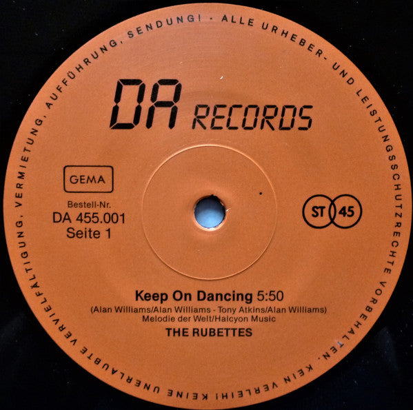 The Rubettes : Keep On Dancing (12")