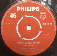 Mahalia Jackson : Abide With Me (7", Single, Mono)