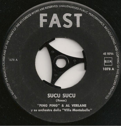 Ping Ping (2) / Al Verlane's Montebello Orchestra : Sucu Sucu / Maria Della Montana (7", Single)
