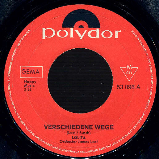 Lolita (3) : Verschiedene Wege (7", Single)