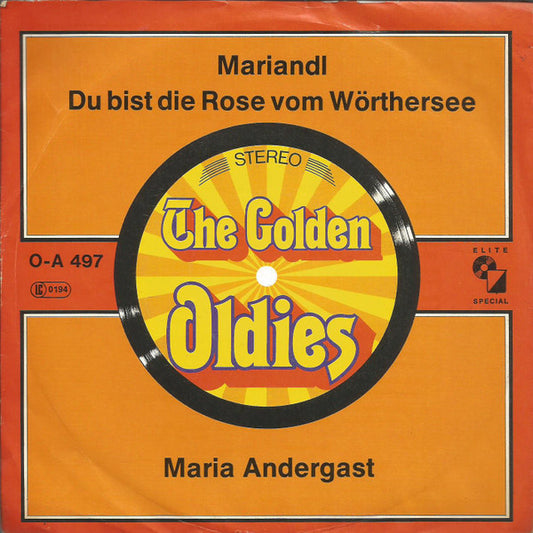 Maria Andergast : Mariandl (7", Single)
