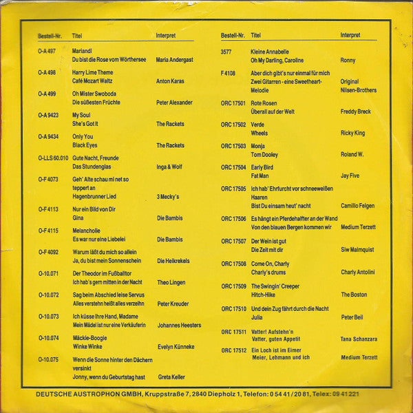 Maria Andergast : Mariandl (7", Single)