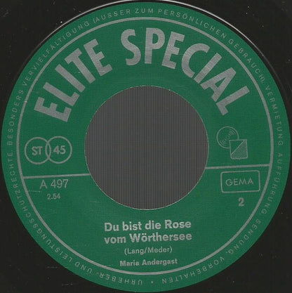 Maria Andergast : Mariandl (7", Single)