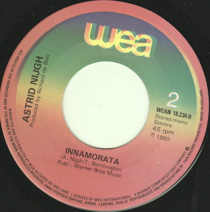 Astrid Nijgh : Verdwijn En Vergeet Me Maar (7", Single)