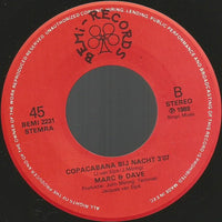 Marc & Dave : Wie Wil D'r Nog Een Pizza? / Copacaban Bij Nacht (7", Single)