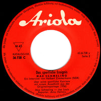 Herbert Zimmermann (3) : Das Sportliche Ereignis: Max Schmeling (7", Single)