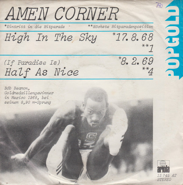 Amen Corner : High In The Sky / (If Paradise Is) Half As Nice (7", Single)