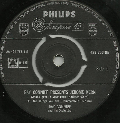 Ray Conniff Presents Jerome Kern : Making Eyes At Broadway (7", EP, Mono)