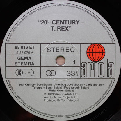 T. Rex : 20th Century (LP, Comp, RP)