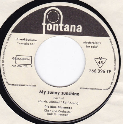 Die Blue Diamonds* : My Sunny Sunshine / Baluba, O Baluba (7", Single, Promo)