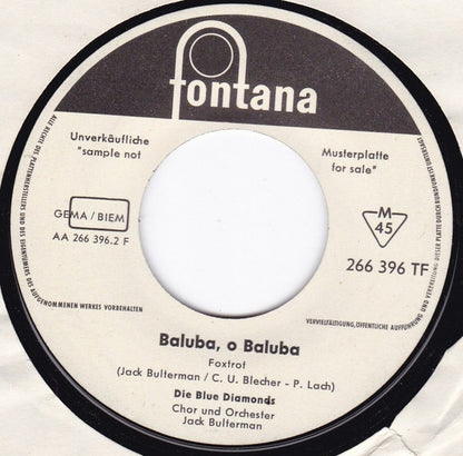 Die Blue Diamonds* : My Sunny Sunshine / Baluba, O Baluba (7", Single, Promo)