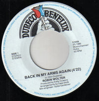 Robin Wolter : Back In My Arms Again  (7", Single)