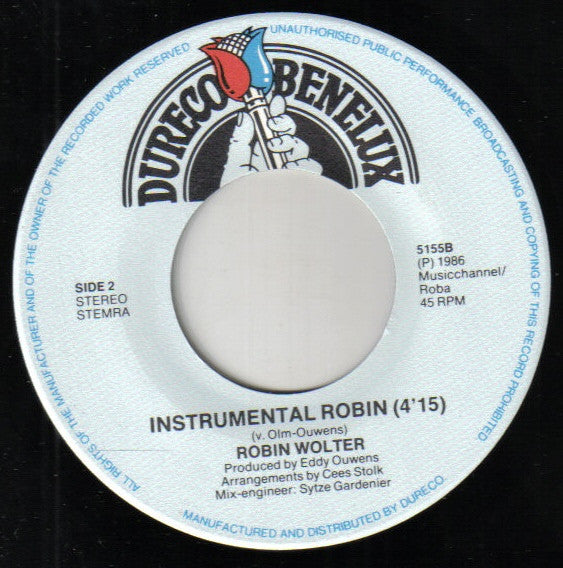 Robin Wolter : Back In My Arms Again  (7", Single)