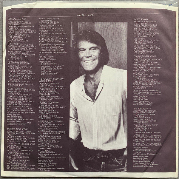 Glen Campbell : Highwayman (LP, Album)