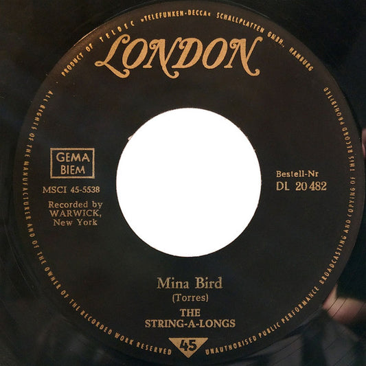 The String-A-Longs : Mina Bird / Scottie (7", Single)