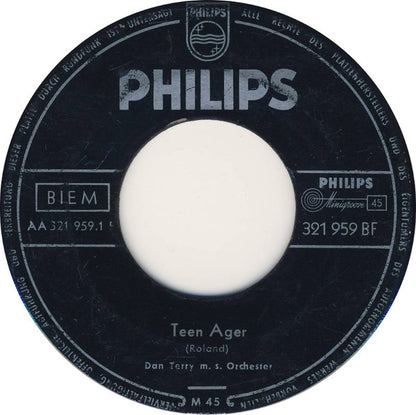 Dan Terry And His Orchestra : Teen Ager (7", Single, Mono)