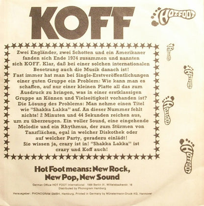 KOFF (3) : Shakka Lakka (7", Single)