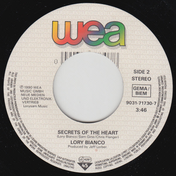 Lory Bianco : Heartbreaker (7", Single)