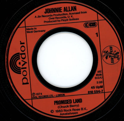 Johnnie Allan : Promised Land (7", Single)