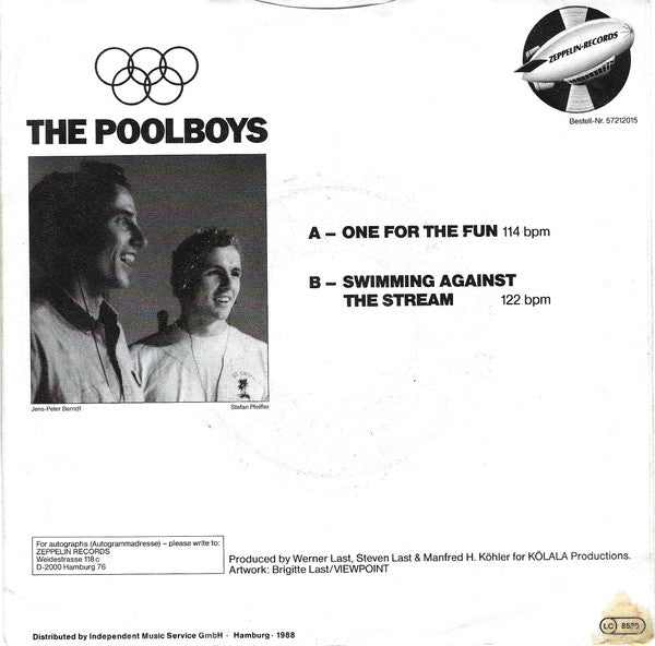 The Poolboys : One For The Fun (7", Single)