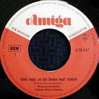 Rosemarie Ambé : Ganz Egal, Ob Die Sonne Heut' Scheint / Das Ist Die Antwort Auf Deine Fragen (7", Single, Mono)