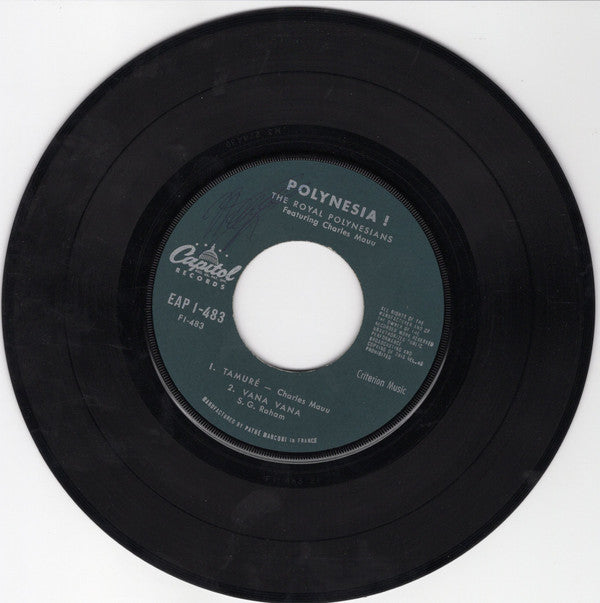The Royal Polynesians Featuring Charles Mauu : Polynesia! - Native Songs And Dances From The South Seas - Part 1 (7", EP)