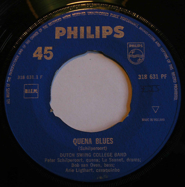The Dutch Swing College Band : Dutch Swing College Band In South America (7")