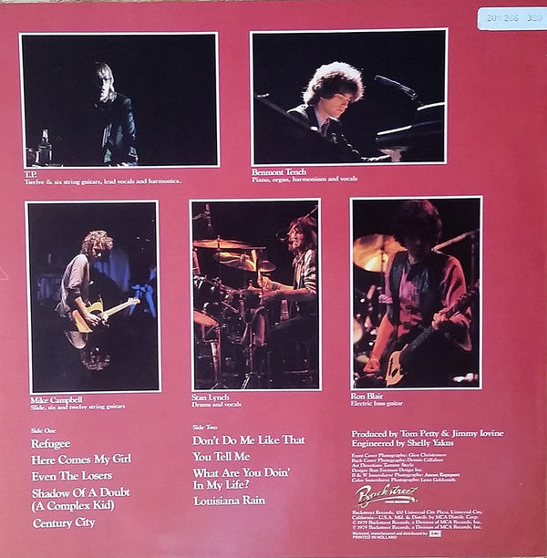 Tom Petty And The Heartbreakers : Damn The Torpedoes (LP, Album, RE)