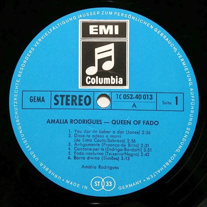 Amália Rodrigues : Vou Dar De Beber À Dor (LP, Album)