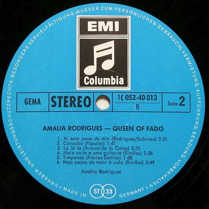 Amália Rodrigues : Vou Dar De Beber À Dor (LP, Album)