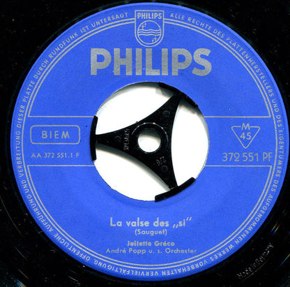 Juliette Gréco : La Valse Des Si / L'Amour (7", Single)