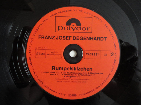 Franz Josef Degenhardt : Rumpelstilzchen (LP, RE)