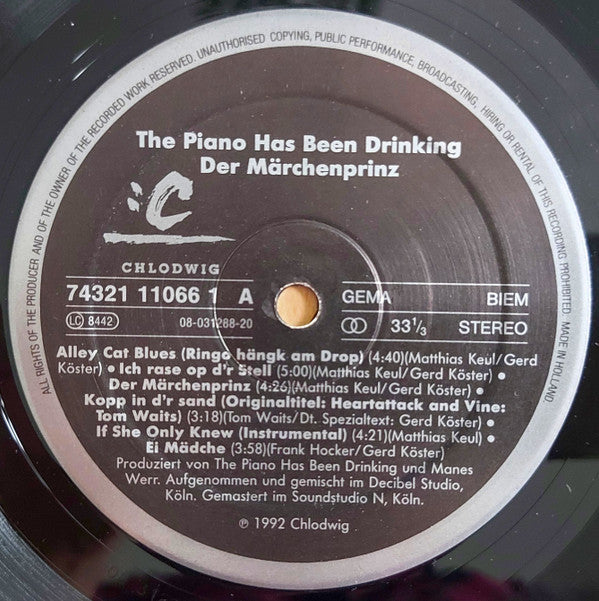 The Piano Has Been Drinking... : Der Märchenprinz (LP, Album)