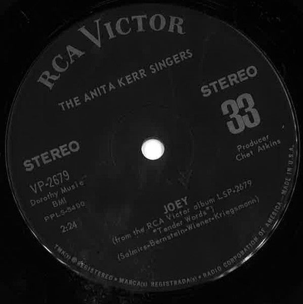 The Anita Kerr Singers : Take Good Care Of My Baby / Joey (7", Single, Jukebox)