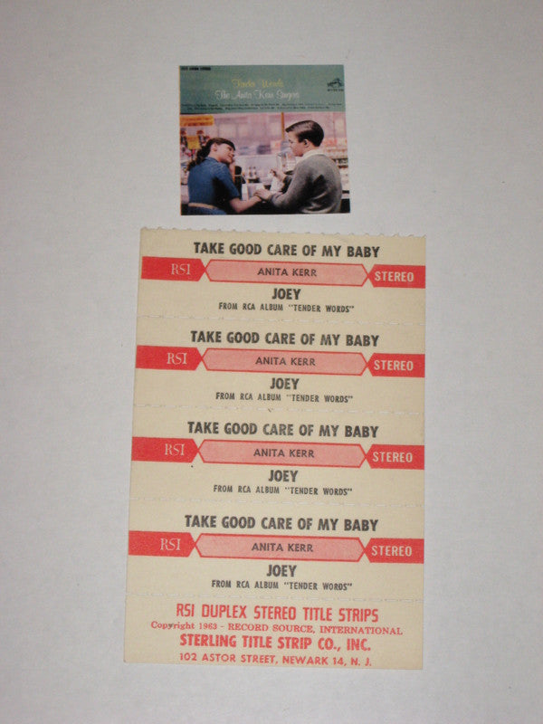 The Anita Kerr Singers : Take Good Care Of My Baby / Joey (7", Single, Jukebox)