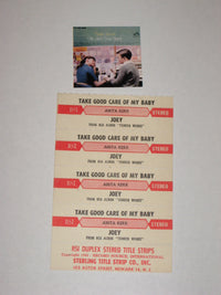 The Anita Kerr Singers : Take Good Care Of My Baby / Joey (7", Single, Jukebox)